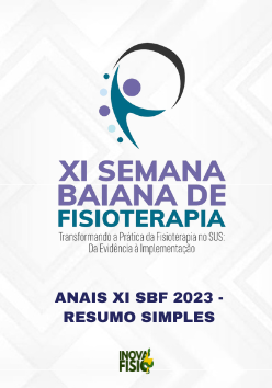 					Visualizar 2023: Anais da XI Semana Baiana de Fisioterapia
				